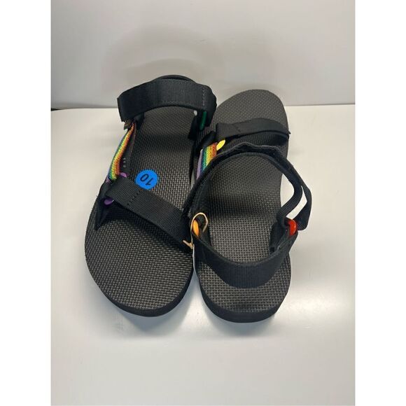 TEVA mens Sz 11 Midform Universal Rainbow Pride Sandal - Picture 11 of 13